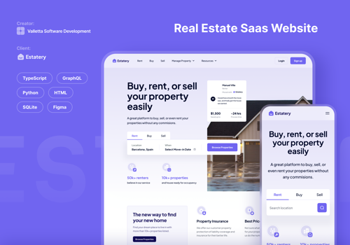 Estatery - SaaS immobilier