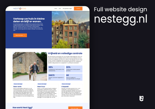 Conception complète de site web Nestegg